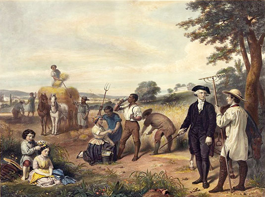 George Washington as Farmer by Junius Brutus Stearns. 1851.jpg