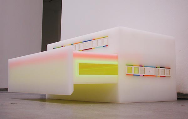 CountryHouseIII, 2007, LEGO, Plexiglas, H10 x W20 x D15 inches.JPG